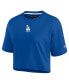 ფოტო #2 პროდუქტის Women's Royal Los Angeles Dodgers Super Soft Short Sleeve Cropped T-shirt