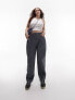 Фото #7 товара Topshop Curve premium balloon tapered pocket trouser in navy