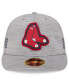 Men's Gray Boston Red Sox 2024 Clubhouse Low Profile 59FIFTY Fitted Hat