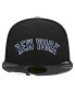 ფოტო #4 პროდუქტის Men's Black New York Yankees Metallic Camo 59FIFTY Fitted Hat