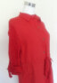 People Like Frank Women's Tab Sleeve Linen Point Collar Shirt Dress Red Size 6