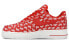 Фото #2 товара Nike Air Force 1 Low All Over Logo 低帮 板鞋 男款 红 / Кроссовки Nike Air Force AH8462-600