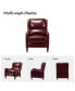 Leather Pushback Recliner chair with Adjustable Backrest for Livingroom