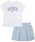 ფოტო #1 პროდუქტის Toddler Girls 2-Pc. Prep In Your Step Skort & Top Set