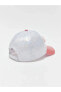 Фото #3 товара Tüy Detaylı Simli Gümüş - Pembe Ayarlanabilir Cırtcırtlı Flamingo Desenli Kız Çocuk Kep Şapka