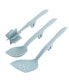 Фото #1 товара Sky Blue Tools and Gadgets Lazy Chop and Stir, Flexi Turner, and Scraping Spoon Set