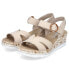 Фото #4 товара Comfortable wedge sandals Rieker W RKR595, beige