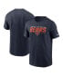 Фото #3 товара Men's Navy Chicago Bears Muscle T-shirt
