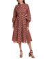Фото #1 товара Sole Princeton Maxi Dress Women's Red S