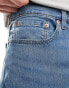 Levi's 502 tapered fit performance cool denim jeans in mid blue