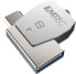 Фото #5 товара EMTEC T250B - 8 GB - USB Type-A / Micro-USB - 2.0 - Swivel - Stainless steel