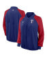 Фото #1 товара Свитшот Nike женский Роял Texas Rangers Authentic Collection Team Raglan Performance Full-Zip-Jacket
