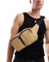 ASOS DESIGN bum bag with pocket detail in camel - фото #1