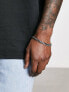 ASOS DESIGN waterproof stainless steel chain bracelet in silver tone