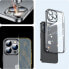Фото #6 товара Чехол для смартфона Joyroom Case etui желе для iPhone 14 с металлической рамкой 14Q черный
