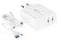 Фото #1 товара Зарядное устройство GOOD CONNECTIONS GC USB-Schnellladegerät 140W GaN-Technologie, 2x USB-C, PD 3.1, QC 5.0, PPS белое