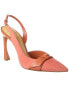 Фото #1 товара Alexandre Birman Asymmetric Clarita 100 Leather & Suede Slingback Pump Women's