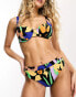 Roxy – Color Jam – Bikinihose mit halbhohem Bund und Blumenmuster Разноцветный, XS - фото #1