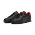 Фото #9 товара Puma Ferrari Roma Via 30806701 Mens Black Leather Motorsport Sneakers Shoes