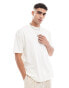 ASOS DESIGN oversized t-shirt in off white with renaissance back print