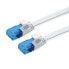 ROTRONIC-SECOMP 21992065 - Patchkabel Cat.6a UTP extra-flach weiss 5 m - Cable - Network