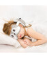 Фото #5 товара Kids 2-in-1 Travel Pillow and Eye Mask Animal Plush Soft Eye Mask Blindfold for Sleeping, Nights and Travel