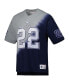 ფოტო #3 პროდუქტის Men's Emmitt Smith Navy, Gray Dallas Cowboys Retired Player Name and Number Diagonal Tie-Dye V-Neck T-shirt