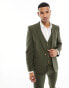 Фото #4 товара ASOS DESIGN super skinny suit jacket in khaki