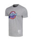 Фото #2 товара Men's and Women's Gray Utah Jazz Hardwood Classics MVP Throwback Logo T-shirt