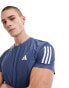 adidas Running Own The Run t-shirt in navy