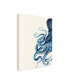 Фото #2 товара Fab Funky Octopus Navy Blue and Cream a Canvas Art - 27" x 33.5"