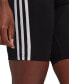 Женские спортивные шорты Adidas 3-Stripe Bike Shorts Черный, L - фото #4