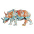 Фото #1 товара Декоративная фигура DKD Home Decor 34 x 12,5 x 16,5 cm Разноцветный Носорог современный