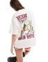 Фото #2 товара ASOS DESIGN boyfriend fit t-shirt with texas wild west graphic in cream