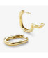 ფოტო #2 პროდუქტის Gold Hoop Earrings - Rox Small