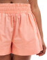 ASOS DESIGN boxer short in peach