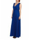 Фото #3 товара V-Neck Sleeveless Maxi Dress with Belt