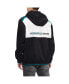 Men's Black, White Jacksonville Jaguars Carter Half-Zip Hooded Top