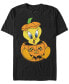 Фото #1 товара Looney Tunes Tweet Pumpkin Men's Short Sleeve T-shirt