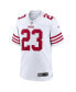 Фото #4 товара Men's Christian McCaffrey White San Francisco 49ers Game Player Jersey