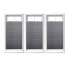 3 x Plissee Rollo grau 80x130 cm 60 x 130 cm - фото #1