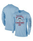 Фото #1 товара Men's Light Blue UConn Huskies Back-To-Back NCAA Men's Basketball National Champions Long Sleeve T-Shirt