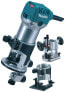 Makita Oberfräse + Trimmer 710W RT0700CX2J im Set im MAKPAC Gr. 4