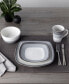 Фото #34 товара Colorscapes Layers Square Dinner Plate Set/4, 10.75"