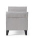 Hayes Contemporary Upholstered Storage Ottoman Bench with Rolled Arms