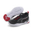 Фото #10 товара Puma Playmaker Pro 37757213 Mens Black Canvas Athletic Basketball Shoes
