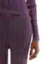 Mango trouser co-ord in purple