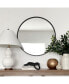 Фото #5 товара Circle Mirror 20 Inch, Round Wall Mirror Suitable For Bedroom, Vanity, Living Room