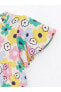 Фото #5 товара Платье для малышей LC WAIKIKI Цветочное платье с коротким рукавом для девочки Baby Bisiklet Yaka