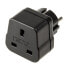 Фото #3 товара Brennenstuhl Travel Adapter UK Buchse auf DE Stecker - schwarz